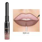 QiBest 2 in 1 Lip Liner Liquid Lipstick