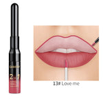 QiBest 2 in 1 Lip Liner Liquid Lipstick