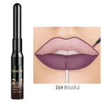 QiBest 2 in 1 Lip Liner Liquid Lipstick