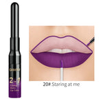 QiBest 2 in 1 Lip Liner Liquid Lipstick