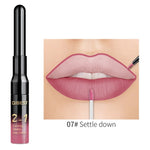 QiBest 2 in 1 Lip Liner Liquid Lipstick