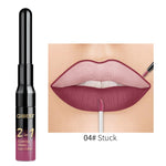 QiBest 2 in 1 Lip Liner Liquid Lipstick