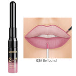 QiBest 2 in 1 Lip Liner Liquid Lipstick