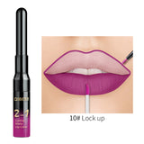 QiBest 2 in 1 Lip Liner Liquid Lipstick