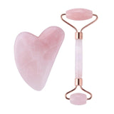 1PC Rose Quartz Face Massage Roller